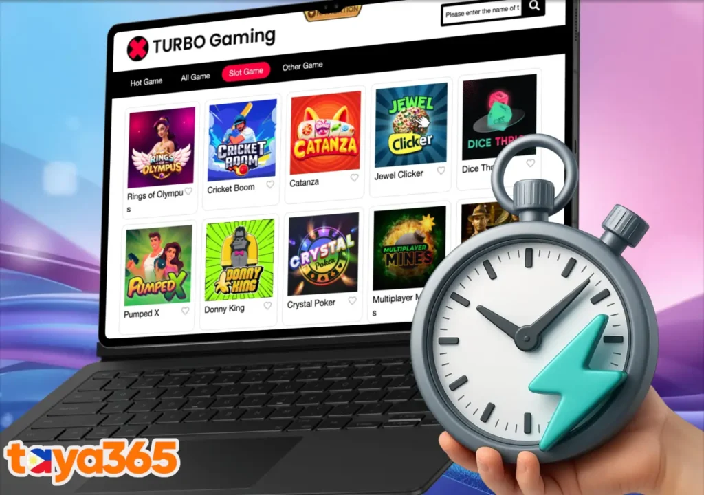 Description of arcade-style fishing and shooting games at Taya365 Casino